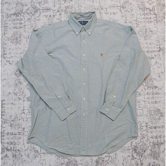 Ralph Lauren Blake Check Button Down Shirt Y2K – Men’s Large - Picture 1 of 7